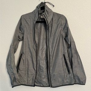 Nike Gray Windbreaker Jacket Small